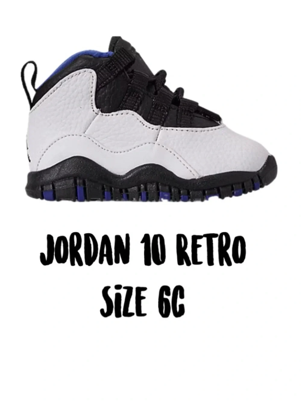 Jordan Retro 10 Sneakers Size 6c